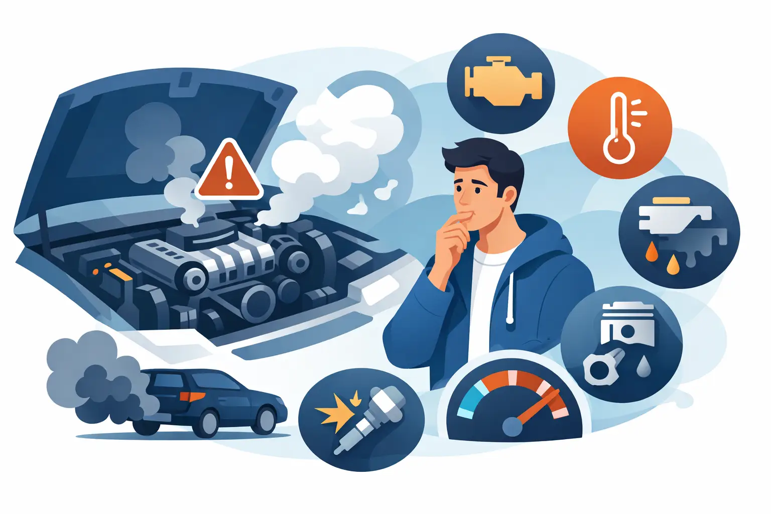8 sinais de problema no motor do carro