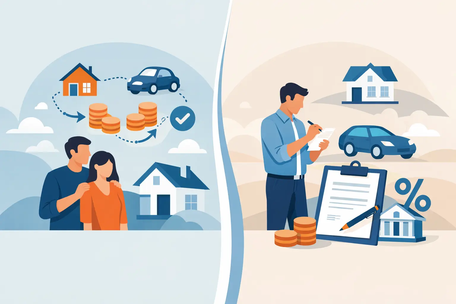 Diferença entre consórcio e financiamento