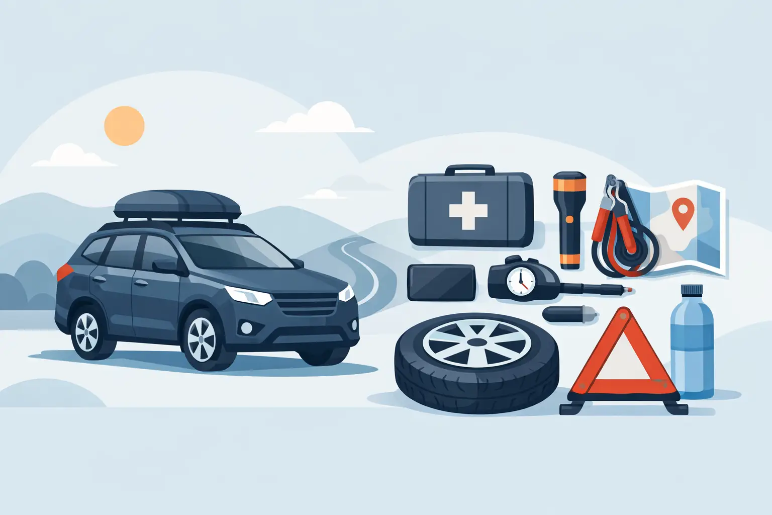 Itens obrigatórios para viajar de carro