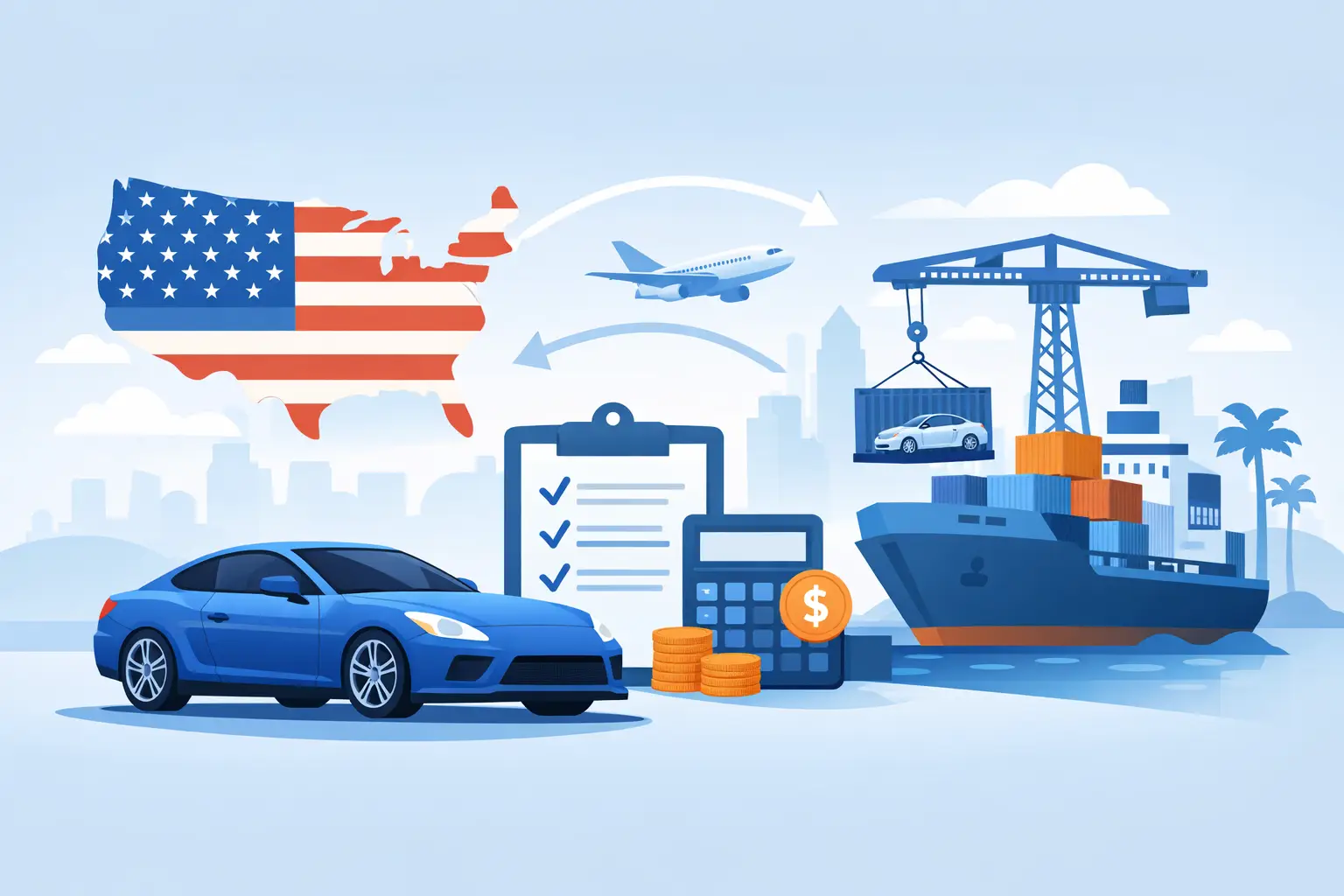 Quanto custa importar carro novo dos EUA?