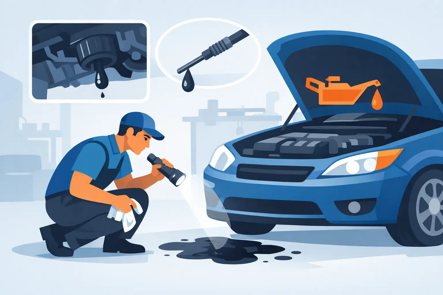 Como identificar vazamento de óleo no carro