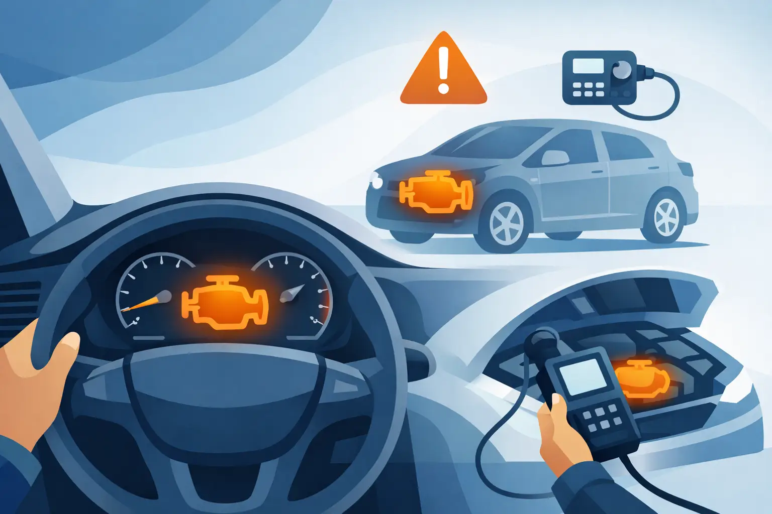 Porque luz da injeção acende no carro?