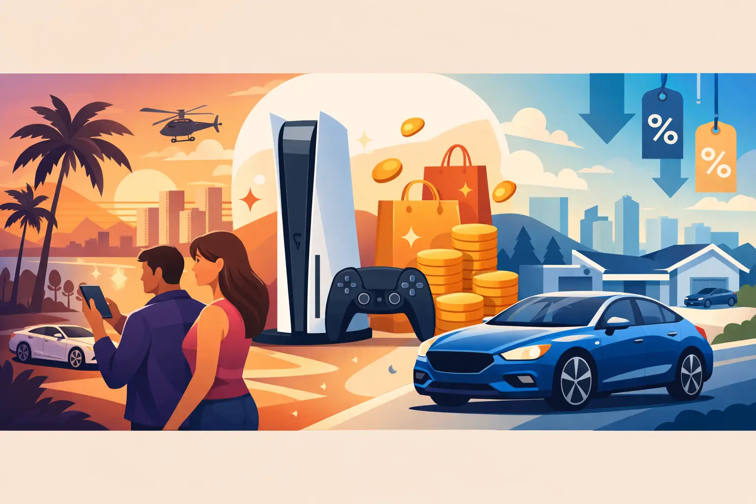 GTA 6, PS5 em promoção e seu carro: comprar agora?
