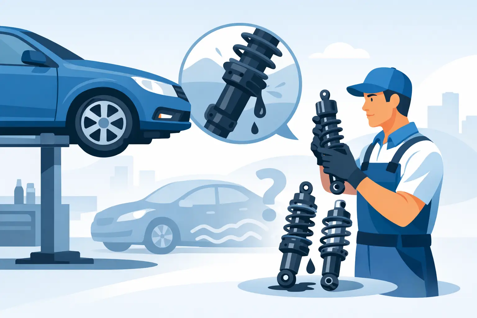 Quando trocar amortecedor do carro?