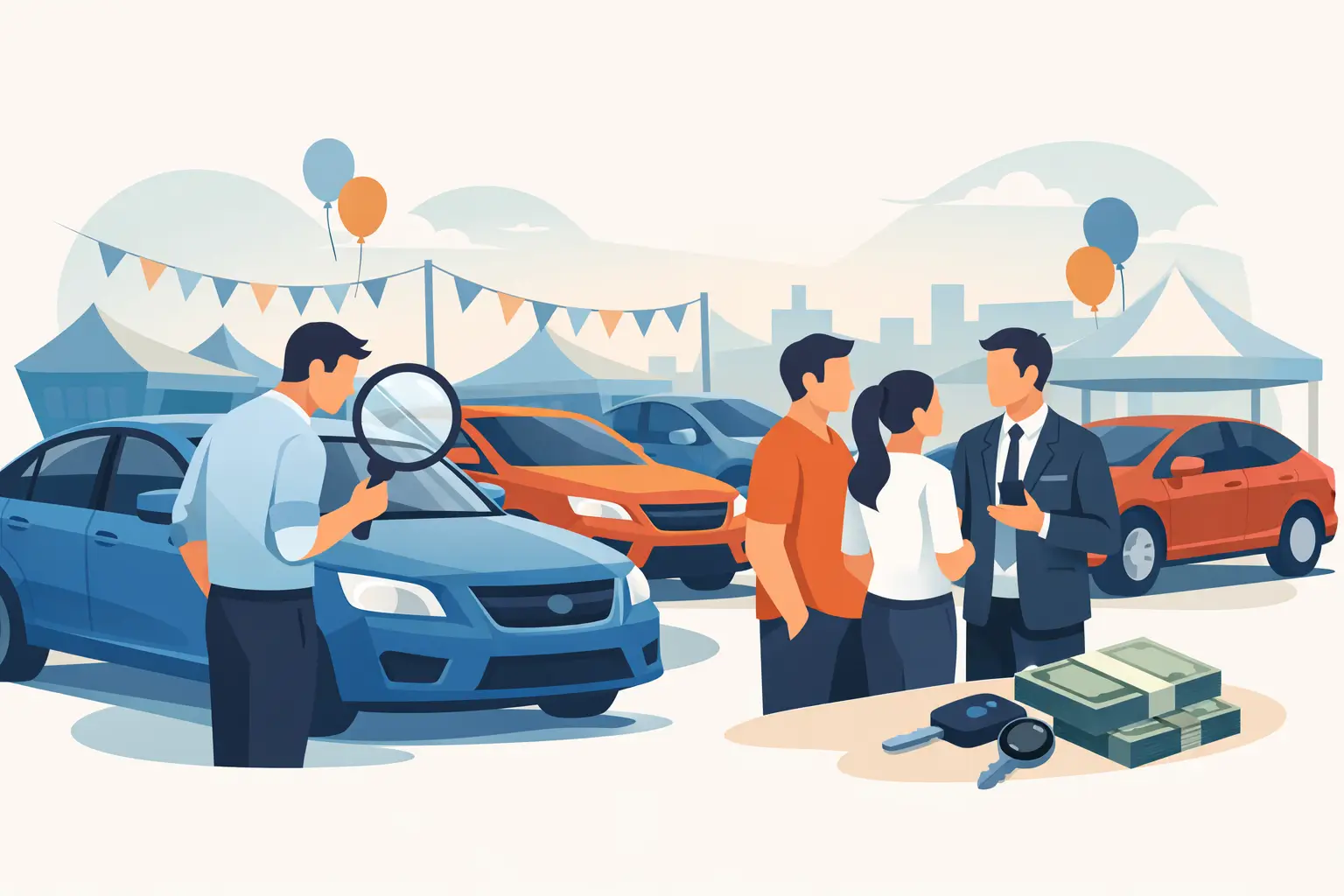 Como comprar bem em feirão de carros usados