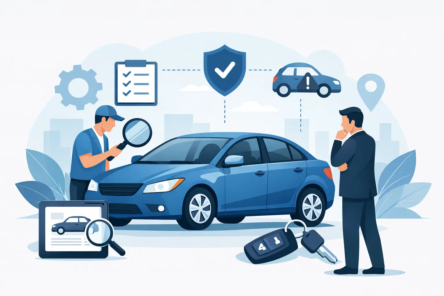 Guia de vistoria cautelar antes de comprar um carro