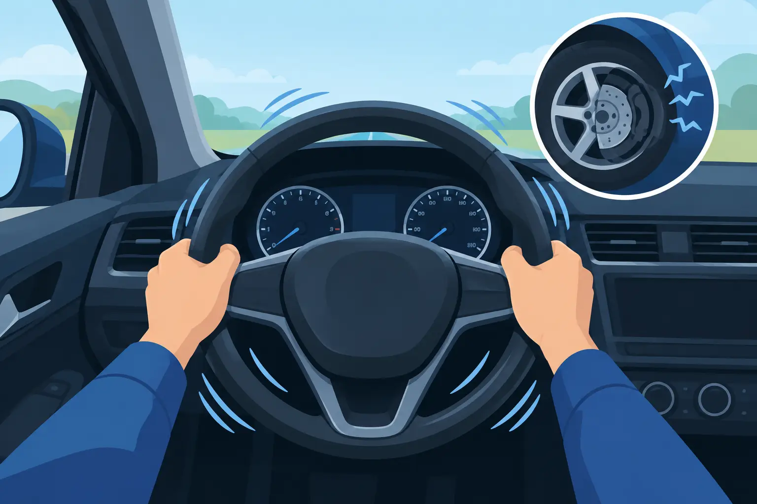 Por que volante vibra? Causas e como agir