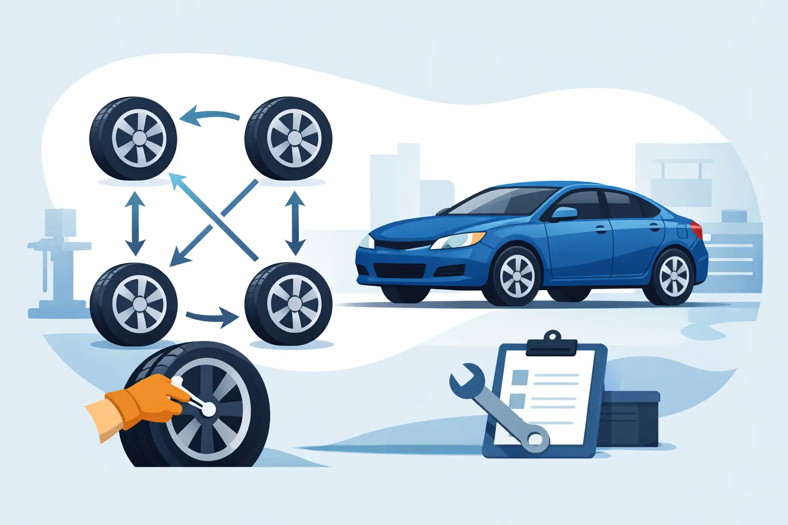 Quando fazer rodízio de pneus no seu carro?